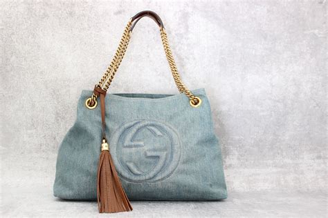 gucci soho on chain|gucci soho denim bag.